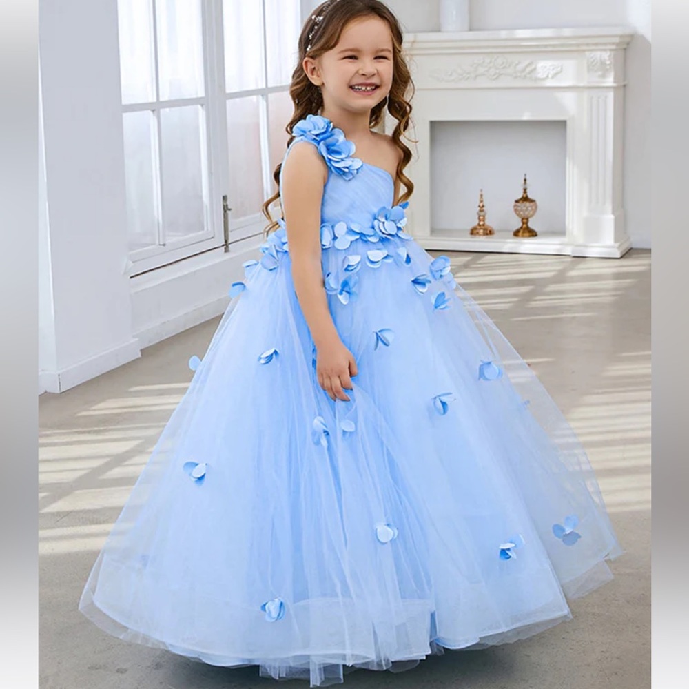 Princess Tulle Floor-length Flower Girl Dress